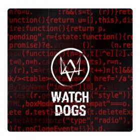 Магнитный плакат 3Х3 с принтом WATCH DOGS в Кировске, Полимерный материал с магнитным слоем | 9 деталей размером 9*9 см | action | ct os | ded sec | fox | game | gamer | glitch | hacker | player | watch dogs | watch dogs 2 | глитч | знак лиса | игра | компьютерная игра | маркус | хакер