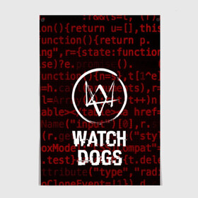 Постер с принтом WATCH DOGS в Кировске, 100% бумага
 | бумага, плотность 150 мг. Матовая, но за счет высокого коэффициента гладкости имеет небольшой блеск и дает на свету блики, но в отличии от глянцевой бумаги не покрыта лаком | action | ct os | ded sec | fox | game | gamer | glitch | hacker | player | watch dogs | watch dogs 2 | глитч | знак лиса | игра | компьютерная игра | маркус | хакер