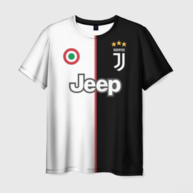 Мужская футболка 3D с принтом Juventus Dybala home 19-20 в Кировске, 100% полиэфир | прямой крой, круглый вырез горловины, длина до линии бедер | dybala | juventus | аргентина | дибала | пауло дибала | футбол | ювентус