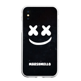 Чехол для iPhone XS Max матовый с принтом Marshmello Cosmos в Кировске, Силикон | Область печати: задняя сторона чехла, без боковых панелей | dj | marshmello | usa | америка | клубная музыка | мармело | маршмелло | маршмеллоу | музыка | музыкант