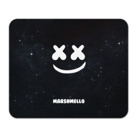 Коврик для мышки прямоугольный с принтом Marshmello Cosmos в Кировске, натуральный каучук | размер 230 х 185 мм; запечатка лицевой стороны | Тематика изображения на принте: dj | marshmello | usa | америка | клубная музыка | мармело | маршмелло | маршмеллоу | музыка | музыкант