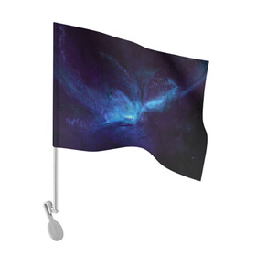 Флаг для автомобиля с принтом Cosmos в Кировске, 100% полиэстер | Размер: 30*21 см | cosmos | galaxy | nebula | space | star | абстракция | вселенная | галактика | звезда | звезды | космический | планеты