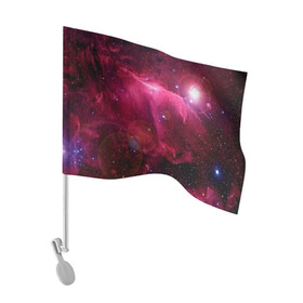 Флаг для автомобиля с принтом Cosmos в Кировске, 100% полиэстер | Размер: 30*21 см | cosmos | galaxy | nebula | space | star | абстракция | вселенная | галактика | звезда | звезды | космический | планеты