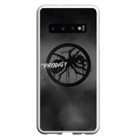 Чехол для Samsung Galaxy S10 с принтом The Prodigy в Кировске, Силикон | Область печати: задняя сторона чехла, без боковых панелей | Тематика изображения на принте: album | art | break | dance | logo | music | prodigy | брейк | граффити | группа | заставка | лого | логотип | музыка | муравей | продиджи