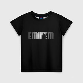 Детская футболка 3D с принтом EMINEM в Кировске, 100% гипоаллергенный полиэфир | прямой крой, круглый вырез горловины, длина до линии бедер, чуть спущенное плечо, ткань немного тянется | eminem | rap | актёр | американский рэпер | композитор | маршалл | продюсер | рэп | рэпер | эминем