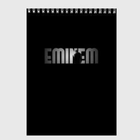 Скетчбук с принтом EMINEM в Кировске, 100% бумага
 | 48 листов, плотность листов — 100 г/м2, плотность картонной обложки — 250 г/м2. Листы скреплены сверху удобной пружинной спиралью | eminem | rap | актёр | американский рэпер | композитор | маршалл | продюсер | рэп | рэпер | эминем