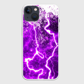 Чехол для iPhone 13 с принтом НЕОНОВЫЙ STORM в Кировске,  |  | abstraction | tie dye | watercolor | абстракция красок | акварель | акриловый | брызги красок | живопись | краска | потертость красок | размытые краски | текстуры | черно белый | яркие краски