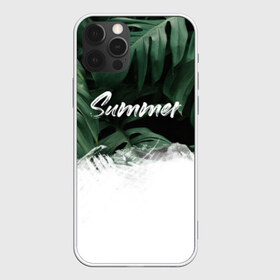 Чехол для iPhone 12 Pro Max с принтом Лето в Кировске, Силикон |  | summer | купить футболку | летний принт | растение | тропики | тропические растения | футболка