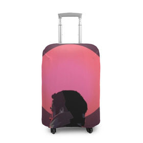 Чехол для чемодана 3D с принтом Райан Гослинг в Кировске, 86% полиэфир, 14% спандекс | двустороннее нанесение принта, прорези для ручек и колес | бегущий по лезвию | райан гослинг