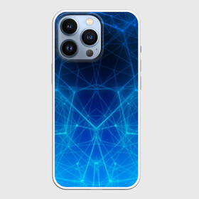 Чехол для iPhone 13 Pro с принтом НЕОНОВАЯ ЗАЩИТА в Кировске,  |  | abstraction | cyber | cyberpunk | future | geometry | hexagon | neon | techno | texture | абстракция | броня | геометрия | кибер | краски | неон | неоновый | сетка | соты | стальная броня | текстура | шестигранники