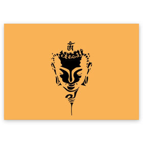 Поздравительная открытка с принтом Будда в Кировске, 100% бумага | плотность бумаги 280 г/м2, матовая, на обратной стороне линовка и место для марки
 | background | black | buddha | buddhism | knowledge | meditation | om | philosophy | religion | symbol | white | yoga | белый | будда | буддизм | знание | йога | медитация | ом | религия | символ | философия | фон | черный