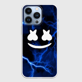 Чехол для iPhone 13 Pro с принтом Marshmello STORM в Кировске,  |  | Тематика изображения на принте: christopher comstock | dj | marshmello | music | диджей | клубная музыка | клубняк | крис комсток | логотип | маршмеллоу | музыка