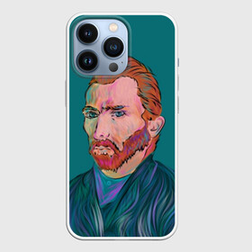 Чехол для iPhone 13 Pro с принтом Ван Гог в Кировске,  |  | Тематика изображения на принте: art | artist | background | beard | creativity | face | impressionism | look | man | picture | portrait | purple | red | van gogh | борода | ван | взгляд | гог | импрессионизм | искусство | картина | лицо | мужчина | портрет | рыжий | творчество | фиолето