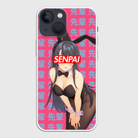 Чехол для iPhone 13 mini с принтом Anime (Senpai 6) в Кировске,  |  | ahegao | anime | manga | sempai | senpai | аниме | ахегао | манга | семпай | сенпай