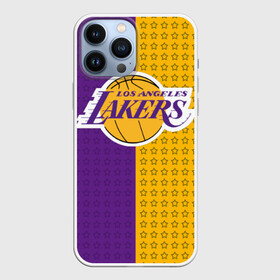 Чехол для iPhone 13 Pro Max с принтом Lakers (1) в Кировске,  |  | Тематика изображения на принте: ball | basket | basketball | kobu | lakers | lebron | los angeles | баскетбол | коюи | леброн | лейкерс | лос анджелис