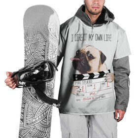 Накидка на куртку 3D с принтом I direct my own life в Кировске, 100% полиэстер |  | animal | board | direct | dog | his | i | life | pug | slate | the inscription | грифельная | доска | животное | жизнь | мопс | надпись | направляю | свою | собака | я