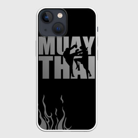 Чехол для iPhone 13 mini с принтом Muay Thai в Кировске,  |  | fight | muay thai | thai boxing | ufc | бокс | ката | кикбоксин | лаос | лоу кик | муай | мьянма | поединок | таиланд | тай | тайский | таолу