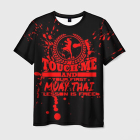 Мужская футболка 3D с принтом Muay Thai в Кировске, 100% полиэфир | прямой крой, круглый вырез горловины, длина до линии бедер | fight | muay thai | thai boxing | ufc | бокс | ката | кикбоксин | лаос | лоу кик | муай | мьянма | поединок | таиланд | тай | тайский | таолу