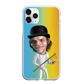 Чехол для iPhone 11 Pro матовый с принтом Заводной апельсин в Кировске, Силикон |  | alex | clockwork orange | film | hat | stanley kubrick | walking stick | алекс | голова | заводной апельсин | стэнли кубрик | трость | фильм | шляпа