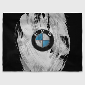 Плед 3D с принтом BMW в Кировске, 100% полиэстер | закругленные углы, все края обработаны. Ткань не мнется и не растягивается | bmw | авто | автомобиль | бмв | логотип | машина | надпись | текстура