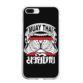 Чехол для iPhone 7Plus/8 Plus матовый с принтом Muay Thai в Кировске, Силикон | Область печати: задняя сторона чехла, без боковых панелей | fight | muay thai | thai boxing | ufc | бокс | ката | кикбоксин | лаос | лоу кик | муай | мьянма | поединок | таиланд | тай | тайский | таолу