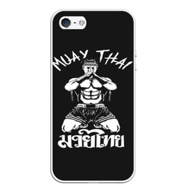Чехол для iPhone 5/5S матовый с принтом Muay Thai в Кировске, Силикон | Область печати: задняя сторона чехла, без боковых панелей | fight | muay thai | thai boxing | ufc | бокс | ката | кикбоксин | лаос | лоу кик | муай | мьянма | поединок | таиланд | тай | тайский | таолу
