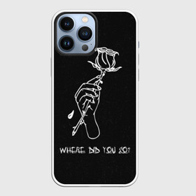 Чехол для iPhone 13 Pro Max с принтом Lil Peep (Rose) 2 в Кировске,  |  | baby | broken | cry | lil | lil peep | peep | rap | rose | лил | лил пип | пип | реп | роза | сердце