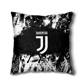 Подушка 3D с принтом JUVENTUS в Кировске, наволочка – 100% полиэстер, наполнитель – холлофайбер (легкий наполнитель, не вызывает аллергию). | состоит из подушки и наволочки. Наволочка на молнии, легко снимается для стирки | italia | juve | juventus | sport | италия | спорт | спортивная форма | футбол | футбольный | чемпионат | ювентус