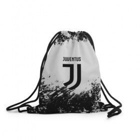 Рюкзак-мешок 3D с принтом Juventus в Кировске, 100% полиэстер | плотность ткани — 200 г/м2, размер — 35 х 45 см; лямки — толстые шнурки, застежка на шнуровке, без карманов и подкладки | italia | juve | juventus | sport | италия | спорт | спортивная форма | футбол | футбольный | чемпионат | ювентус