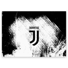 Поздравительная открытка с принтом Juventus в Кировске, 100% бумага | плотность бумаги 280 г/м2, матовая, на обратной стороне линовка и место для марки
 | italia | juve | juventus | sport | италия | спорт | спортивная форма | футбол | футбольный | чемпионат | ювентус