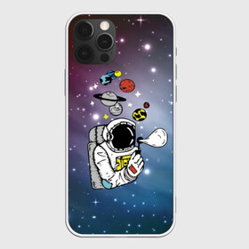 Чехол для iPhone 12 Pro Max с принтом Space в Кировске, Силикон |  | bubble | cosmonaut | cosmos | planets | saturn | space | spacesuit | stars | звезды | космонавт | космос | мыльный пузырь | планеты | сатурн | скафандр