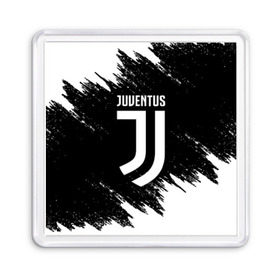 Магнит 55*55 с принтом JUVENTUS SPORT в Кировске, Пластик | Размер: 65*65 мм; Размер печати: 55*55 мм | Тематика изображения на принте: cr7 | fc | football | football club | juve | juventus | ronaldo | sport | роналдо | спорт | спортивные | униформа | фирменные цвета | фк | футбол | футбольный клуб | ювентус