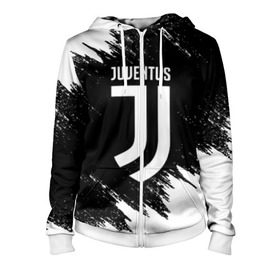 Женская толстовка 3D на молнии с принтом JUVENTUS SPORT в Кировске, 100% полиэстер | длина до линии бедра, манжеты и пояс оформлены мягкой тканевой резинкой, двухслойный капюшон со шнурком для регулировки, спереди молния, по бокам два кармана | cr7 | fc | football | football club | juve | juventus | ronaldo | sport | роналдо | спорт | спортивные | униформа | фирменные цвета | фк | футбол | футбольный клуб | ювентус