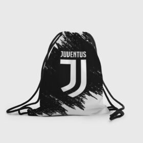 Рюкзак-мешок 3D с принтом JUVENTUS SPORT в Кировске, 100% полиэстер | плотность ткани — 200 г/м2, размер — 35 х 45 см; лямки — толстые шнурки, застежка на шнуровке, без карманов и подкладки | Тематика изображения на принте: cr7 | fc | football | football club | juve | juventus | ronaldo | sport | роналдо | спорт | спортивные | униформа | фирменные цвета | фк | футбол | футбольный клуб | ювентус