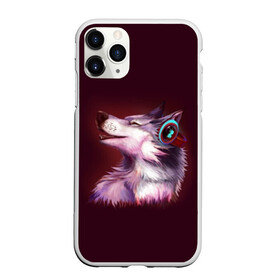 Чехол для iPhone 11 Pro матовый с принтом Волк в Кировске, Силикон |  | волк | животные | игры | музыка | наушники | собака | хаски