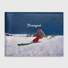 Обложка для студенческого билета с принтом Rossignol в Кировске, натуральная кожа | Размер: 11*8 см; Печать на всей внешней стороне | france | movement | rossignol | snow | speed | вершина | горные лыжи | горы | движение | скорость | снег | франция