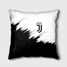 Подушка 3D с принтом JUVENTUS SPORT в Кировске, наволочка – 100% полиэстер, наполнитель – холлофайбер (легкий наполнитель, не вызывает аллергию). | состоит из подушки и наволочки. Наволочка на молнии, легко снимается для стирки | Тематика изображения на принте: black and white | cr7 | fc | football | football club | juve | juventus | ronaldo | sport | роналдо | спорт | спортивные | униформа | фирменные цвета | фк | футбол | футбольный клуб | черно белый | ювентус