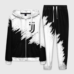 Мужской костюм 3D с принтом JUVENTUS SPORT в Кировске, 100% полиэстер | Манжеты и пояс оформлены тканевой резинкой, двухслойный капюшон со шнурком для регулировки, карманы спереди | Тематика изображения на принте: black and white | cr7 | fc | football | football club | juve | juventus | ronaldo | sport | роналдо | спорт | спортивные | униформа | фирменные цвета | фк | футбол | футбольный клуб | черно белый | ювентус