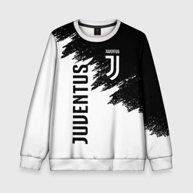 Детский свитшот 3D с принтом JUVENTUS / ЮВЕНТУС в Кировске, 100% полиэстер | свободная посадка, прямой крой, мягкая тканевая резинка на рукавах и понизу свитшота | black and white | cr7 | fc | football | football club | juve | juventus | ronaldo | sport | роналдо | спорт | спортивные | униформа | фирменные цвета | фк | футбол | футбольный клуб | черно белый | ювентус