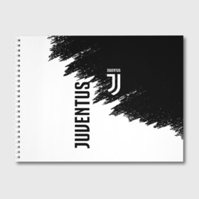 Альбом для рисования с принтом JUVENTUS SPORT в Кировске, 100% бумага
 | матовая бумага, плотность 200 мг. | Тематика изображения на принте: black and white | cr7 | fc | football | football club | juve | juventus | ronaldo | sport | роналдо | спорт | спортивные | униформа | фирменные цвета | фк | футбол | футбольный клуб | черно белый | ювентус