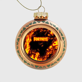 Стеклянный ёлочный шар с принтом FORTNITE FIRE STORM в Кировске, Стекло | Диаметр: 80 мм | 2019 | armor | armour | cybersport | esport | fire | flame | fortnite | game | llama | logo | броня | игра | киберспорт | лама | огонь | фиолетовый | фирменные цвета | фортнайт