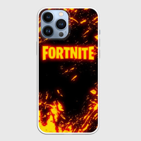 Чехол для iPhone 13 Pro Max с принтом FORTNITE FIRE STORM в Кировске,  |  | 2019 | armor | armour | cybersport | esport | fire | flame | fortnite | game | llama | logo | броня | игра | киберспорт | лама | огонь | фиолетовый | фирменные цвета | фортнайт