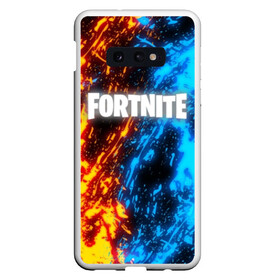 Чехол для Samsung S10E с принтом FORTNITE BATTLE STORM в Кировске, Силикон | Область печати: задняя сторона чехла, без боковых панелей | Тематика изображения на принте: 2019 | armor | armour | cybersport | esport | fortnite | game | llama | logo | броня | игра | киберспорт | лама | фиолетовый | фирменные цвета | фортнайт