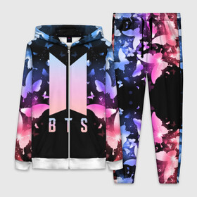 Женский костюм 3D с принтом BTS BUTTERFLIES в Кировске,  |  | bangtan boys | bt21 | bts | bts army | bts stickers | butterflies | j hope | jimin | jin | jungkook | k pop | rap monster | rapmon | suga | v | бабочки | бтс | корея | стикеры bts