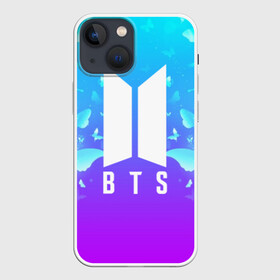 Чехол для iPhone 13 mini с принтом BTS BUTTERFLIES в Кировске,  |  | bangtan boys | bt21 | bts | bts army | bts stickers | butterflies | j hope | jimin | jin | jungkook | k pop | rap monster | rapmon | suga | v | бабочки | бтс | корея | стикеры bts