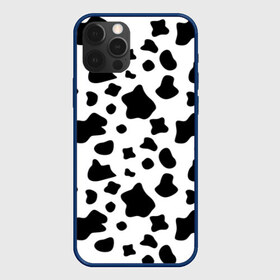 Чехол для iPhone 12 Pro Max с принтом Корова в Кировске, Силикон |  | animal | black white | cow | pattern | животное | кавай | корова | паттерн | пятна | черно белое