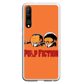 Чехол для Honor P30 с принтом Pulp Fiction - Art 2 в Кировске, Силикон | Область печати: задняя сторона чехла, без боковых панелей | Тематика изображения на принте: art | film | movie | pulp fiction | tarantino | кино | криминальное чтиво | приколы | тарантино | фильмы