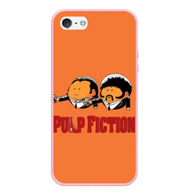 Чехол для iPhone 5/5S матовый с принтом Pulp Fiction - Art 2 в Кировске, Силикон | Область печати: задняя сторона чехла, без боковых панелей | Тематика изображения на принте: art | film | movie | pulp fiction | tarantino | кино | криминальное чтиво | приколы | тарантино | фильмы