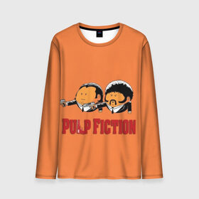 Мужской лонгслив 3D с принтом Pulp Fiction - Art 2 в Кировске, 100% полиэстер | длинные рукава, круглый вырез горловины, полуприлегающий силуэт | art | film | movie | pulp fiction | tarantino | кино | криминальное чтиво | приколы | тарантино | фильмы