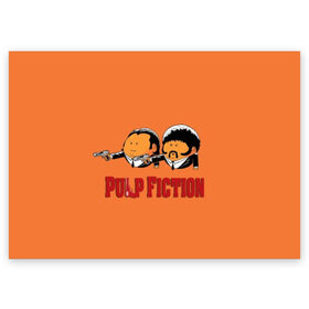 Поздравительная открытка с принтом Pulp Fiction - Art 2 в Кировске, 100% бумага | плотность бумаги 280 г/м2, матовая, на обратной стороне линовка и место для марки
 | Тематика изображения на принте: art | film | movie | pulp fiction | tarantino | кино | криминальное чтиво | приколы | тарантино | фильмы